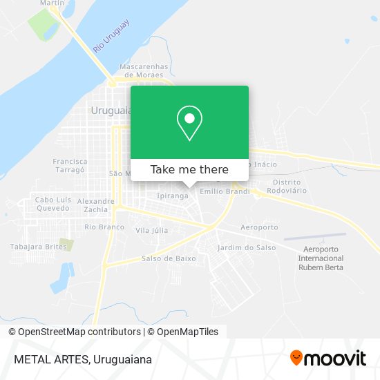 Mapa METAL ARTES