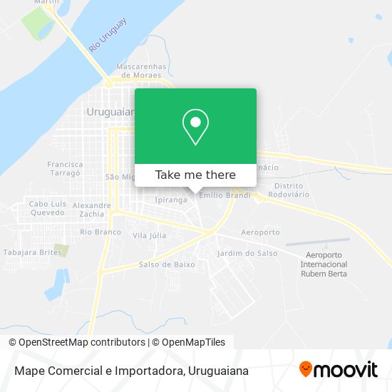 Mapa Mape Comercial e Importadora