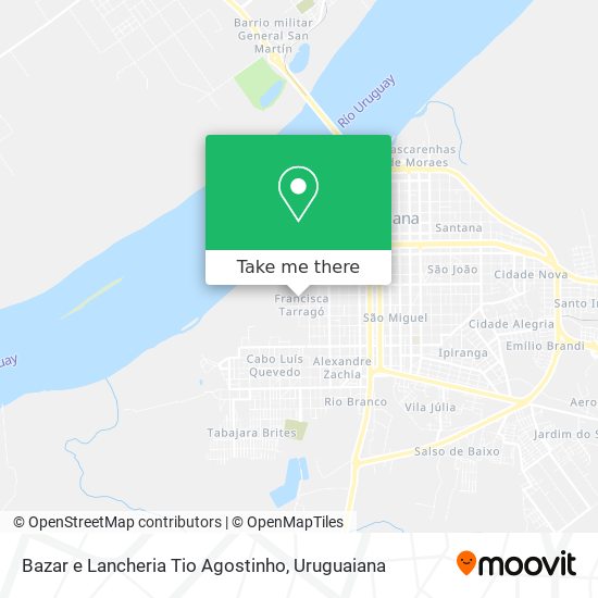 Bazar e Lancheria Tio Agostinho map