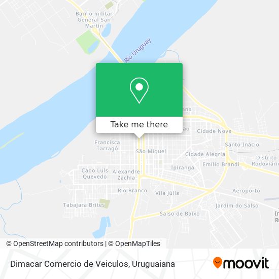 Dimacar Comercio de Veiculos map