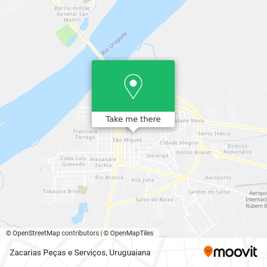 Zacarias Peças e Serviços map