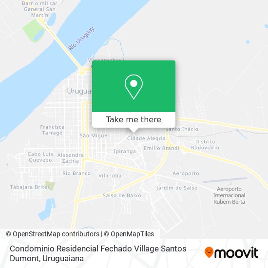 Condominio Residencial Fechado Village Santos Dumont map