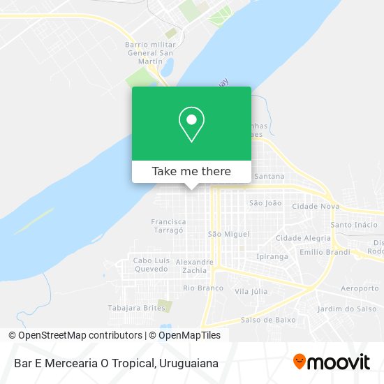 Bar E Mercearia O Tropical map