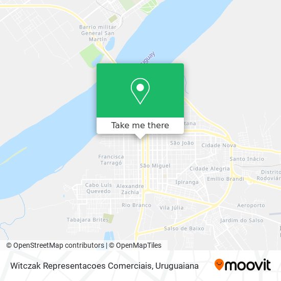 Witczak Representacoes Comerciais map