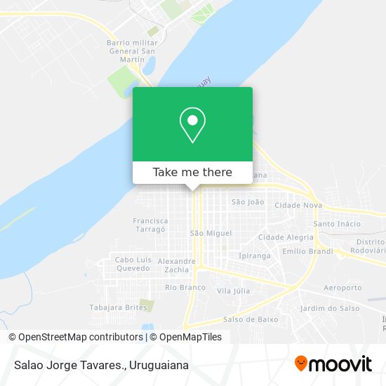 Salao Jorge Tavares. map