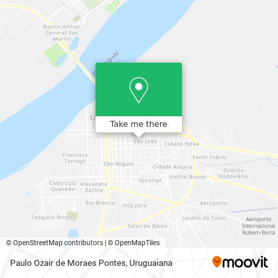 Mapa Paulo Ozair de Moraes Pontes