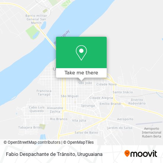 Mapa Fabio Despachante de Trânsito