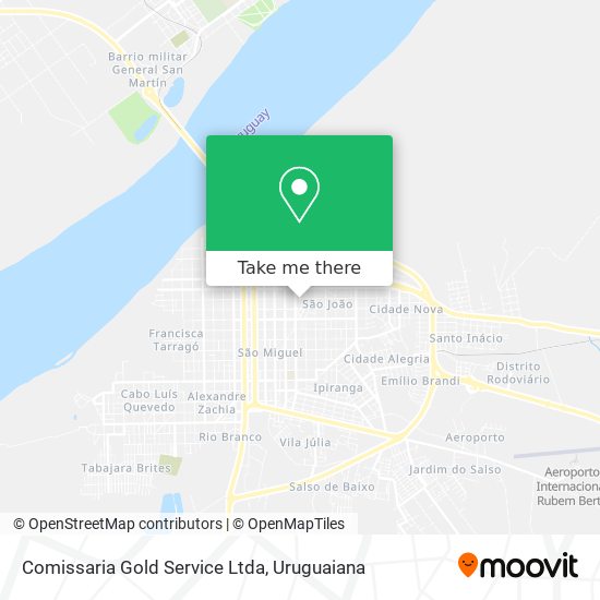 Mapa Comissaria Gold Service Ltda