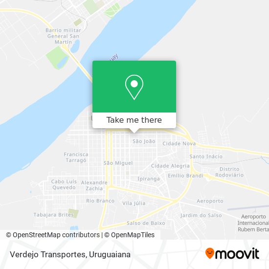 Verdejo Transportes map