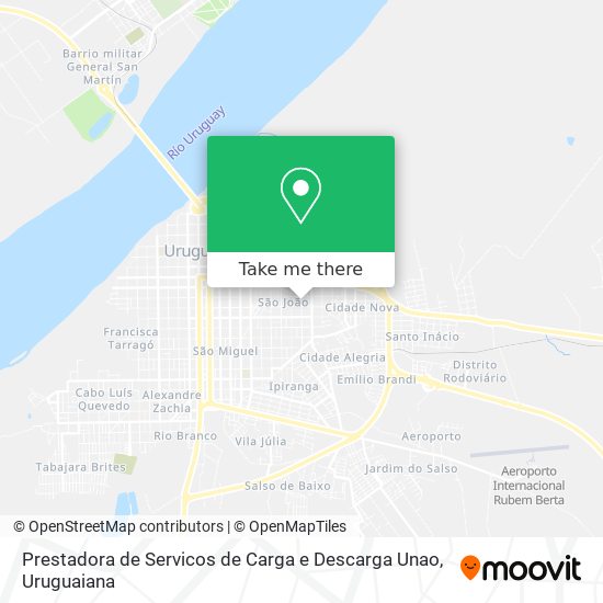 Mapa Prestadora de Servicos de Carga e Descarga Unao