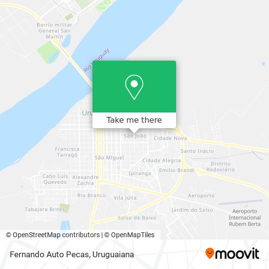 Mapa Fernando Auto Pecas