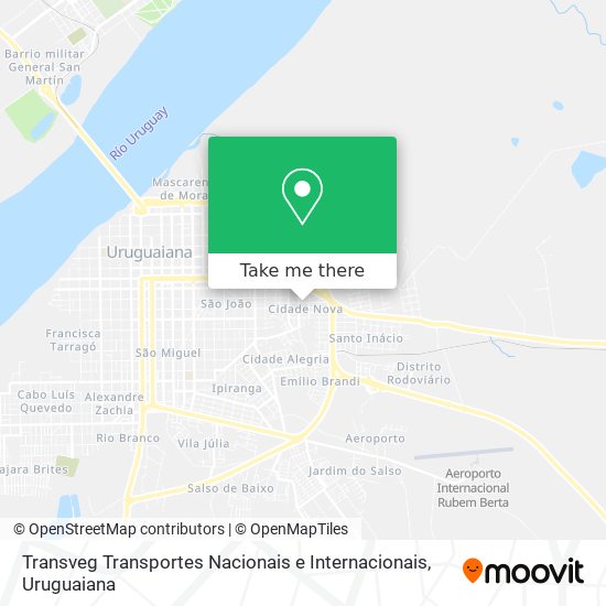 Transveg Transportes Nacionais e Internacionais map