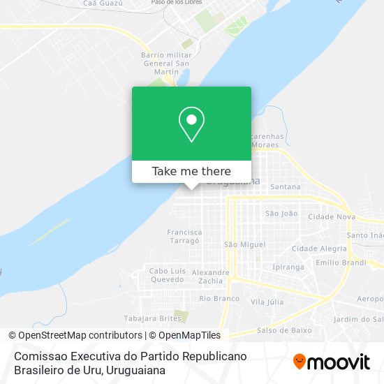 Mapa Comissao Executiva do Partido Republicano Brasileiro de Uru