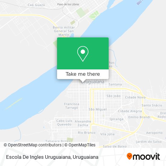 Mapa Escola De Ingles Uruguaiana