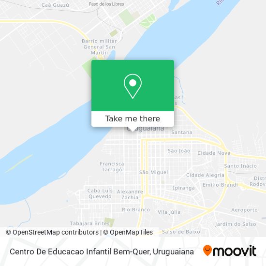 Mapa Centro De Educacao Infantil Bem-Quer