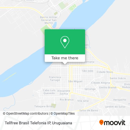 Tellfree Brasil Telefonia IP map