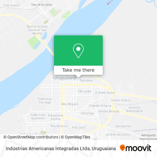 Mapa Indústrias Americanas Integradas Ltda