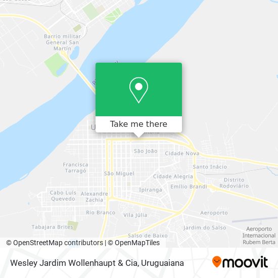 Mapa Wesley Jardim Wollenhaupt & Cia