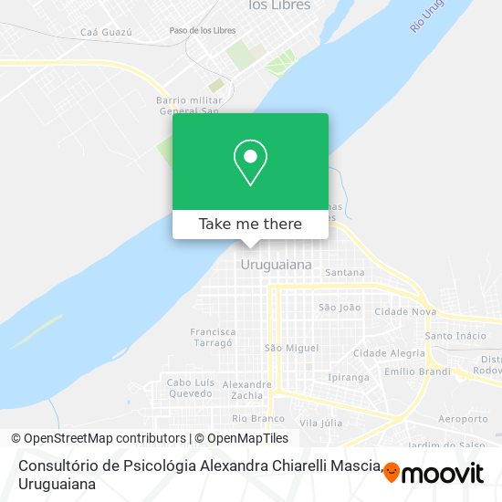 Consultório de Psicológia Alexandra Chiarelli Mascia map