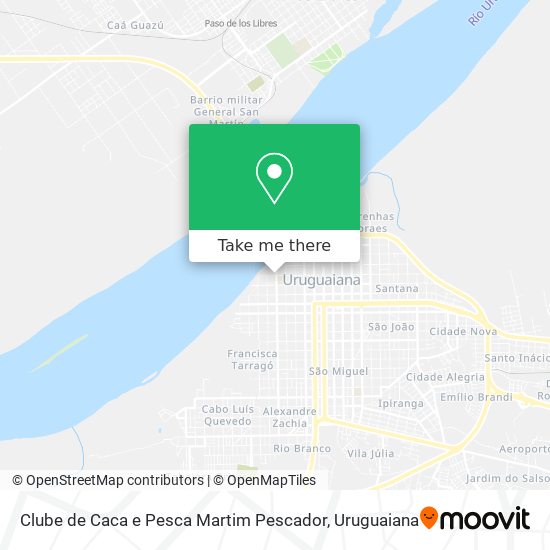 Clube de Caca e Pesca Martim Pescador map