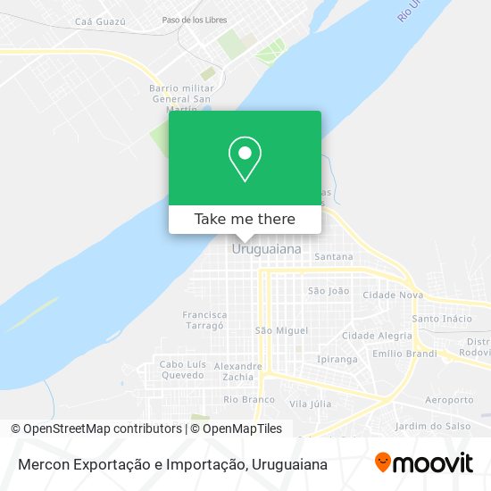 Mercon Exportação e Importação map