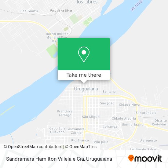 Mapa Sandramara Hamilton Villela e Cia