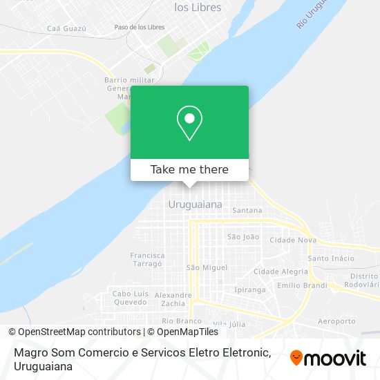 Magro Som Comercio e Servicos Eletro Eletronic map