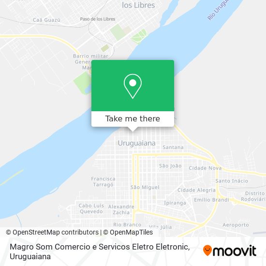 Mapa Magro Som Comercio e Servicos Eletro Eletronic