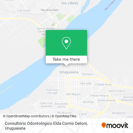 Mapa Consultório Odontológico Elda Comis Detoni