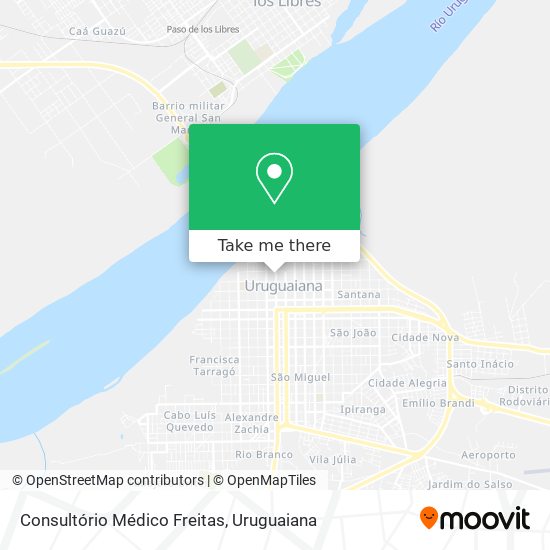 Mapa Consultório Médico Freitas