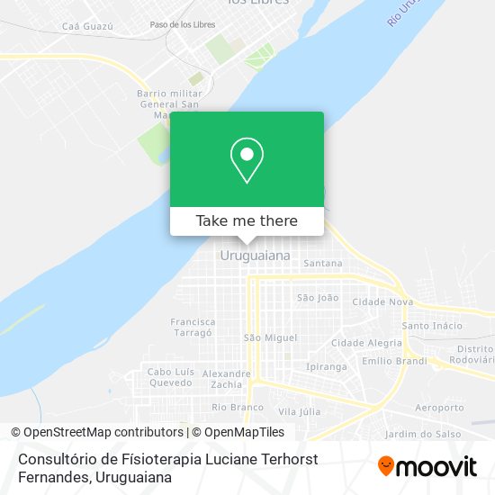 Consultório de Físioterapia Luciane Terhorst Fernandes map