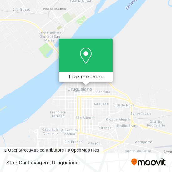 Stop Car Lavagem map