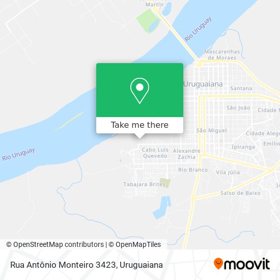 Mapa Rua Antônio Monteiro 3423