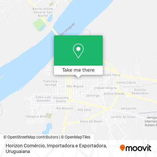 Mapa Horizon Comércio, Importadora e Exportadora