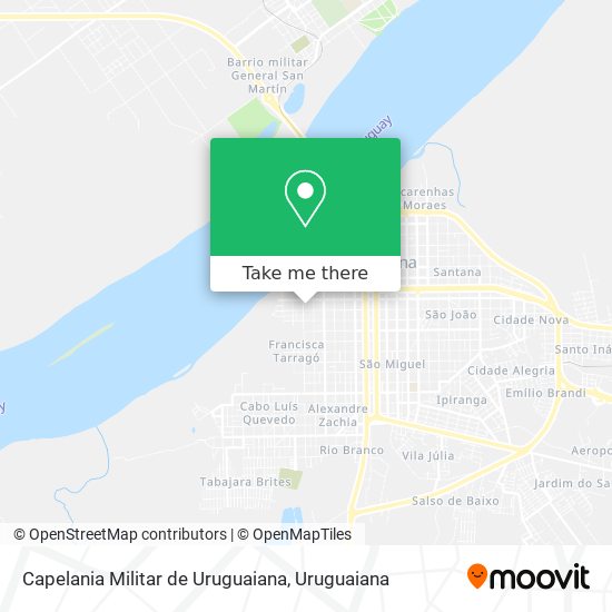 Capelania Militar de Uruguaiana map