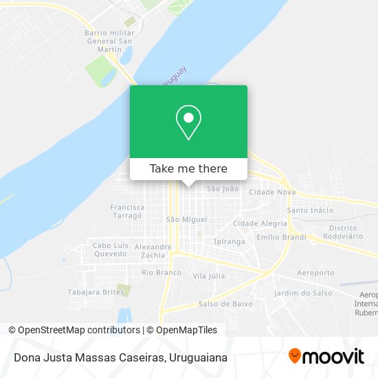 Dona Justa Massas Caseiras map