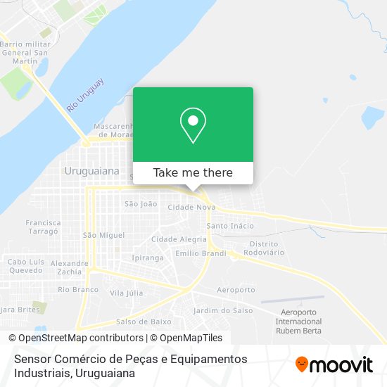 Sensor Comércio de Peças e Equipamentos Industriais map