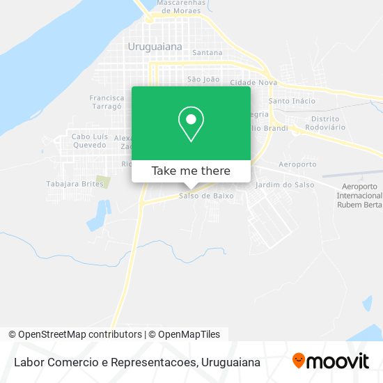 Labor Comercio e Representacoes map