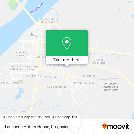 Mapa Lancheria Hoffler House
