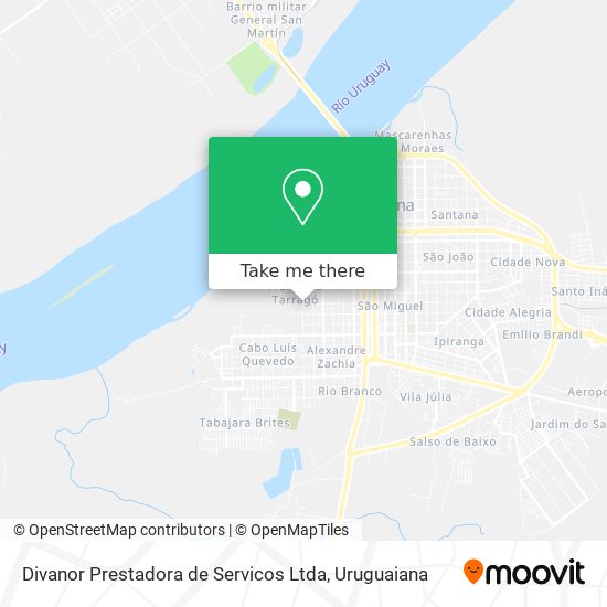 Mapa Divanor Prestadora de Servicos Ltda