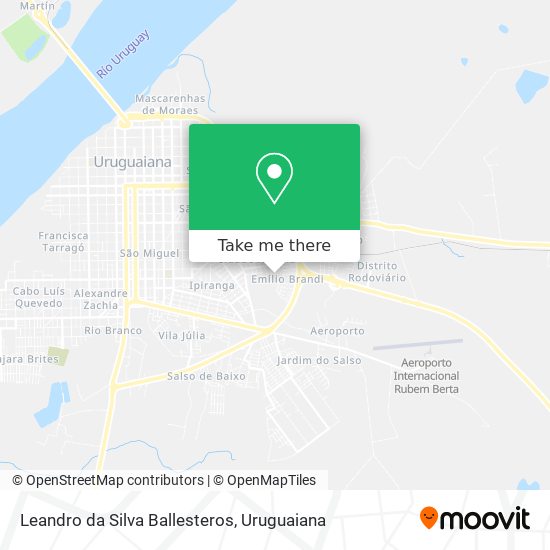 Mapa Leandro da Silva Ballesteros