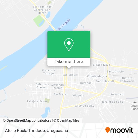 Atelie Paula Trindade map