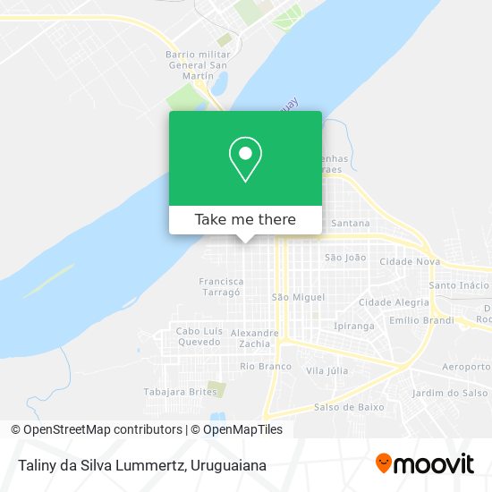 Taliny da Silva Lummertz map