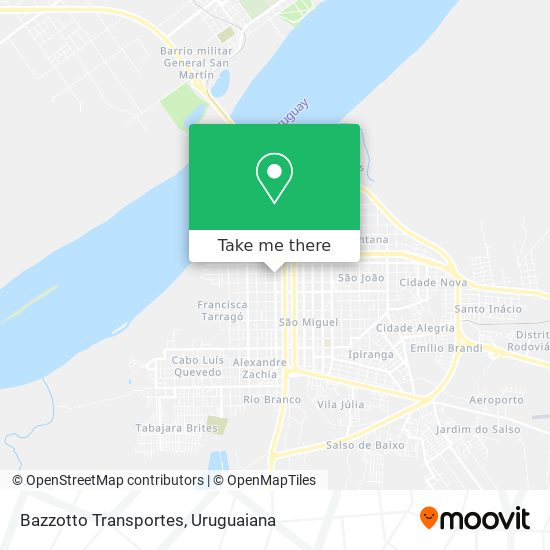 Mapa Bazzotto Transportes