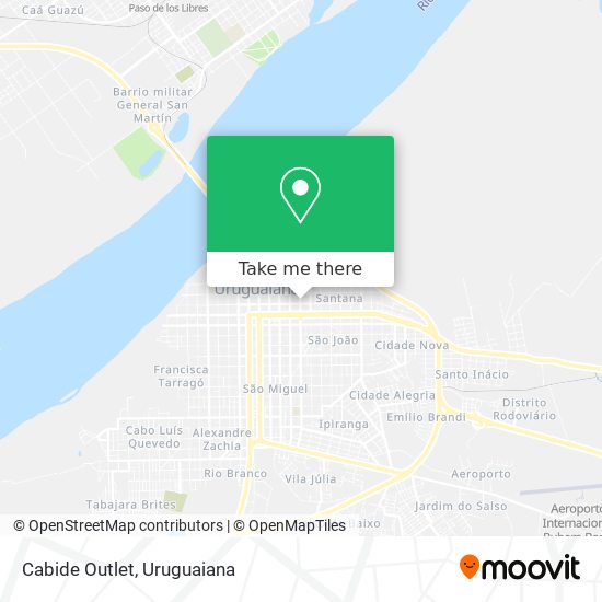 Cabide Outlet map
