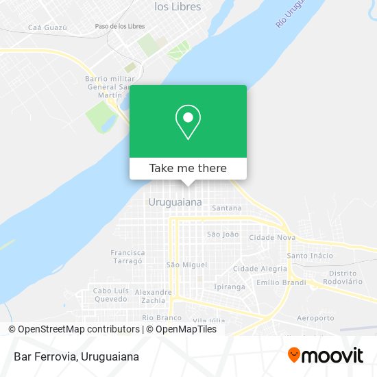 Bar Ferrovia map