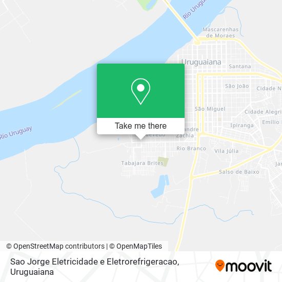 Sao Jorge Eletricidade e Eletrorefrigeracao map