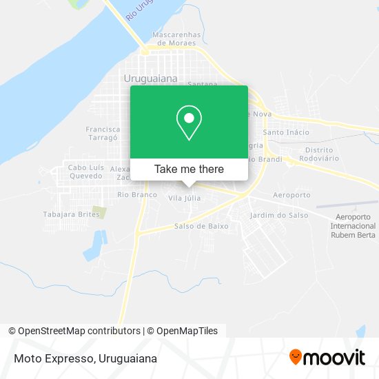 Moto Expresso map