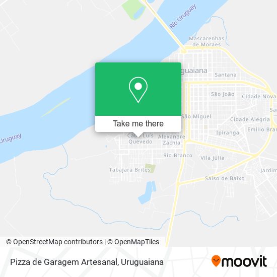 Mapa Pizza de Garagem Artesanal