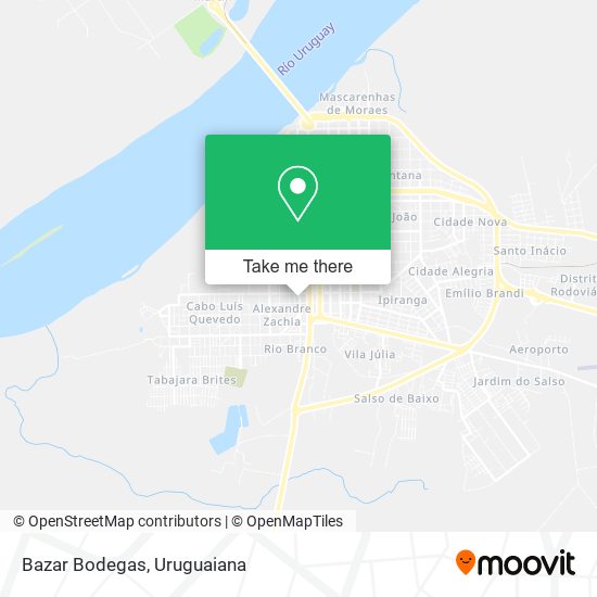 Bazar Bodegas map